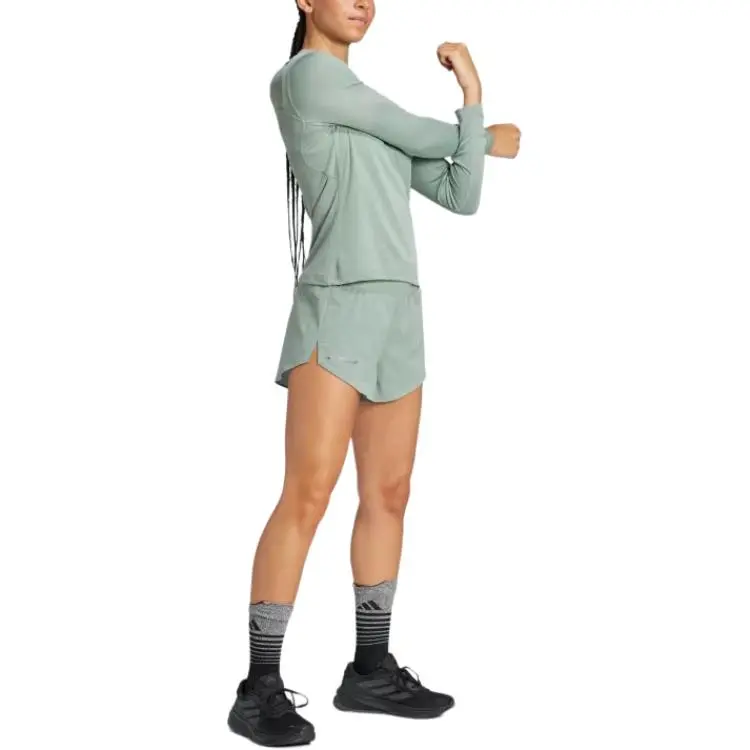 Adidas Free Shipping With AdiClub Ultimate Running Reflective Long Sleeve Tee-3