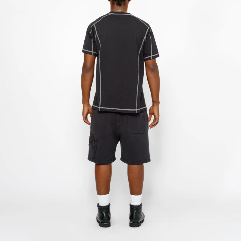 Stussy Tonal Applique Fleece Short-2