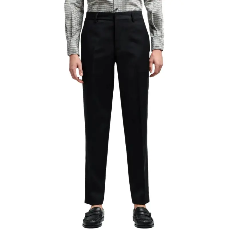 EMPORIO ARMANI Lightweight Virgin Wool blend Twill Chinos-2