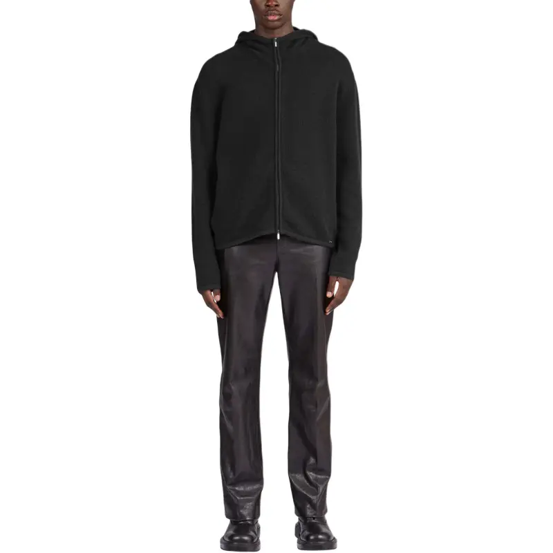 Ferragamo Zip-fastening Cashmere Hoodie-1