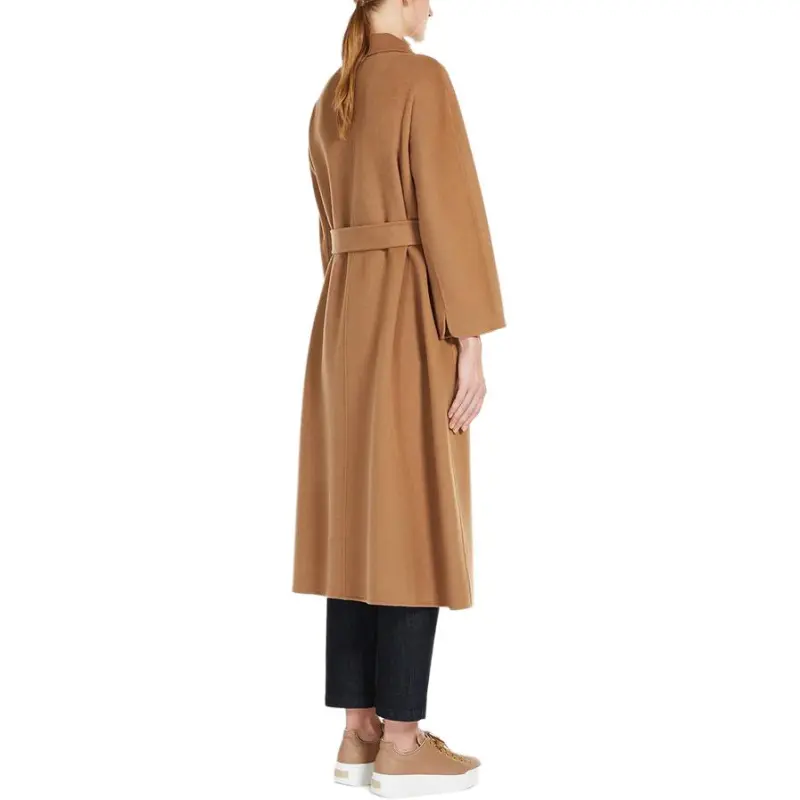 'S MAX MARA Nina Belted Long Sleeved Coat-5