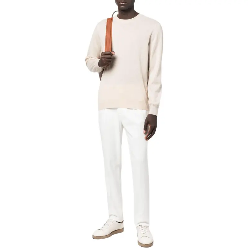 Brunello Cucinelli Casual Pants Men White-1