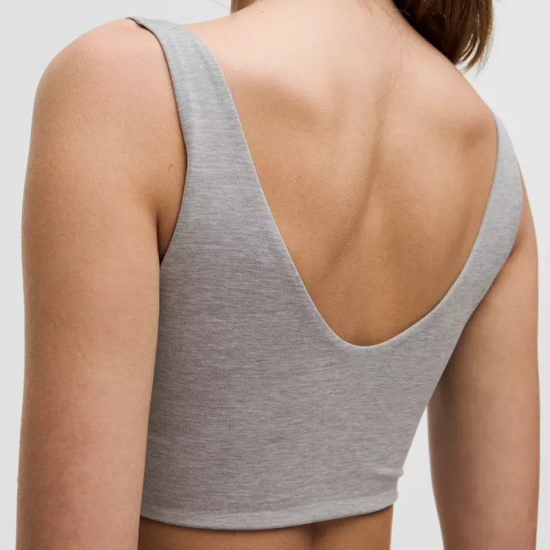 Lululemon Bend This Bra Women's Medium Gray-4