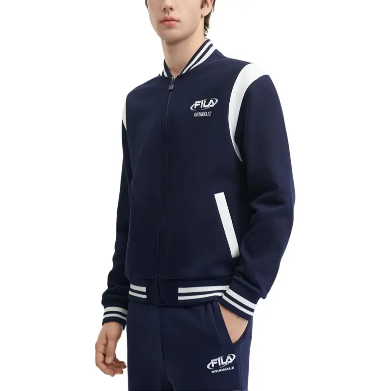 FILA Baseball Jacket Men's Hero Blue-2