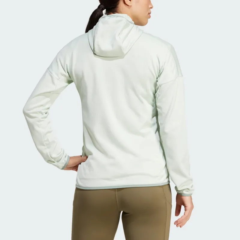 Adidas Free Shipping With AdiClub Terrex Xperior Climawarm Light Fleece Hooded Jacket-2
