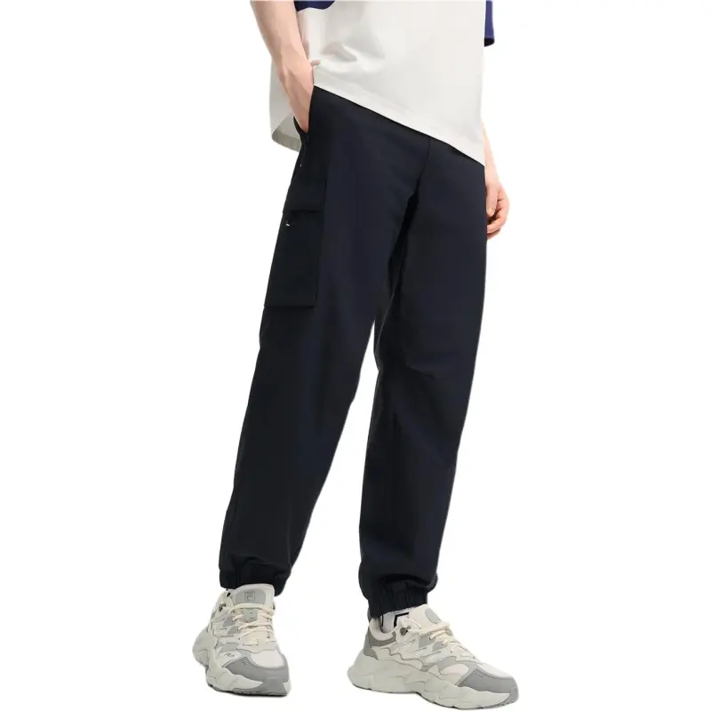 FILA Knitted Sweatpants Men's Jet Black-2