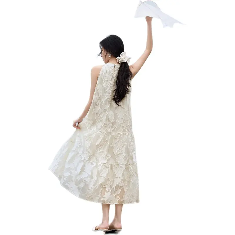 XWI Sleeveless Dresses Women's Coconut Milk Beige-2