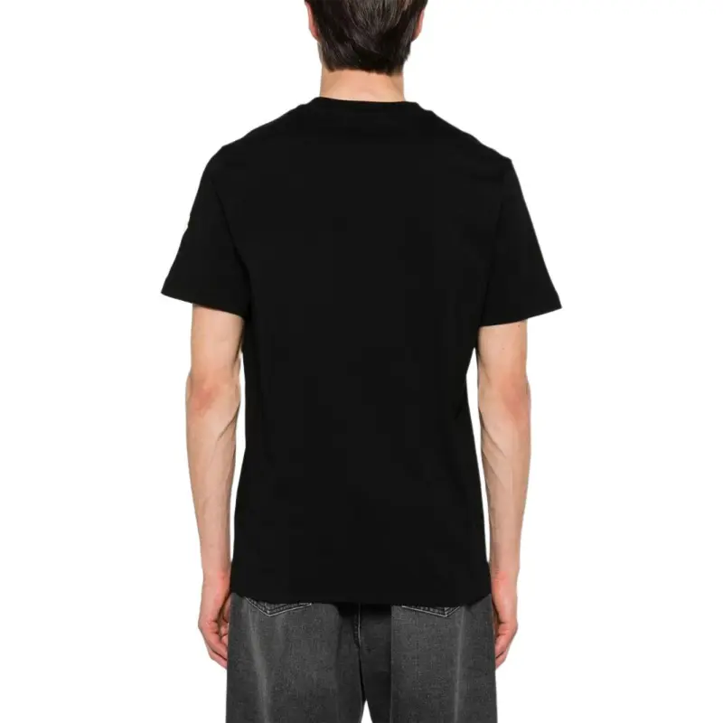 Moncler Laminated Logo Print T Shirt-6