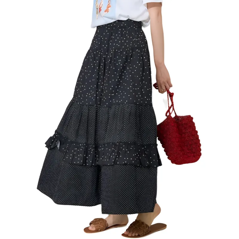 FREAK'S STORE Casual Long Skirt Women's Black-3