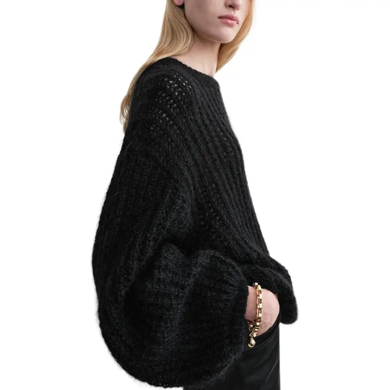 TOTEME SS25 Sweater Women's Black-4