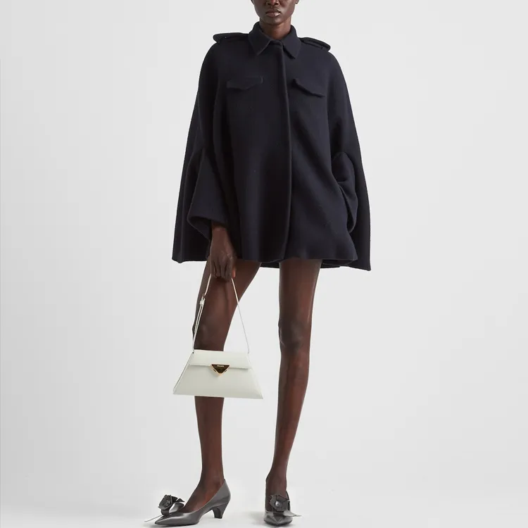 PRADA Buttoned Cape-1