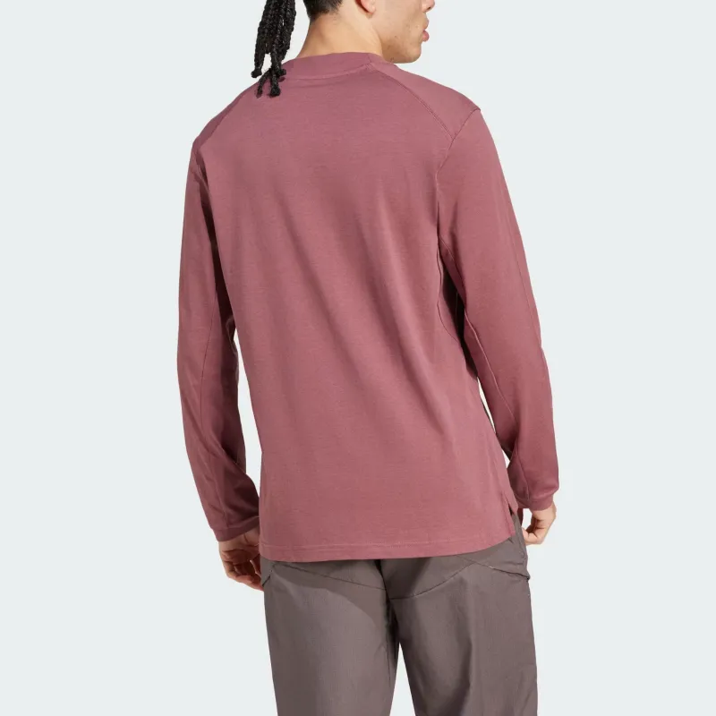 Adidas Terrex T-Shirts Men Burgundy-2