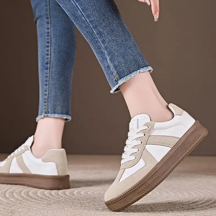 La Chapelle Anti-Slip Wear-Resistant Low-Top Skateboard Shoes Women's-9