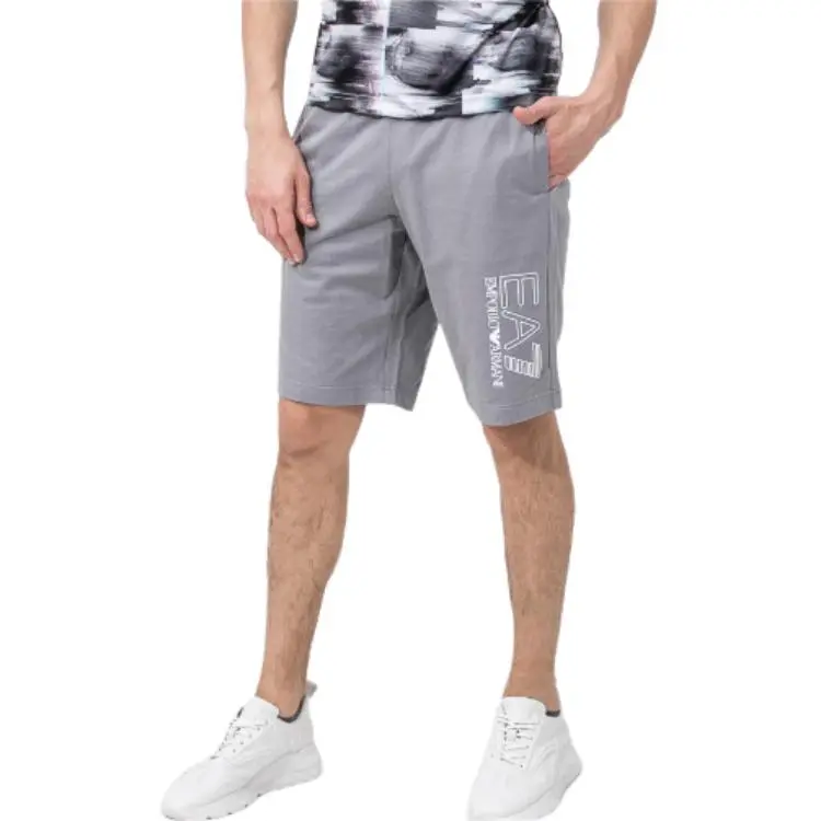 EMPORIO ARMANI EA7 SS22 Casual Shorts Men's Light Gray-1