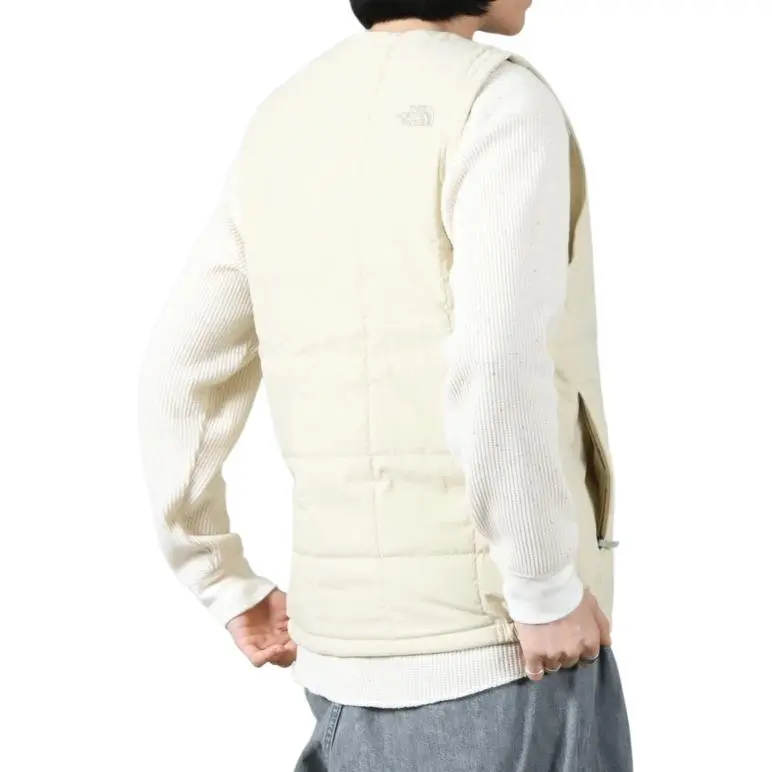 THE NORTH FACE Vest Unisex Beige-4