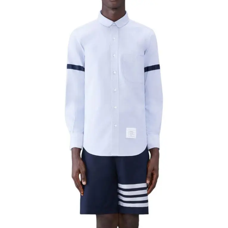 THOM BROWNE Long Sleeved Buttoned Shirt-2