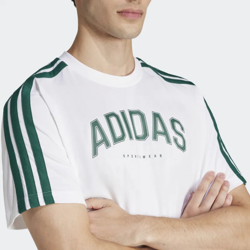 Adidas Clothing T Shirts Men White-4