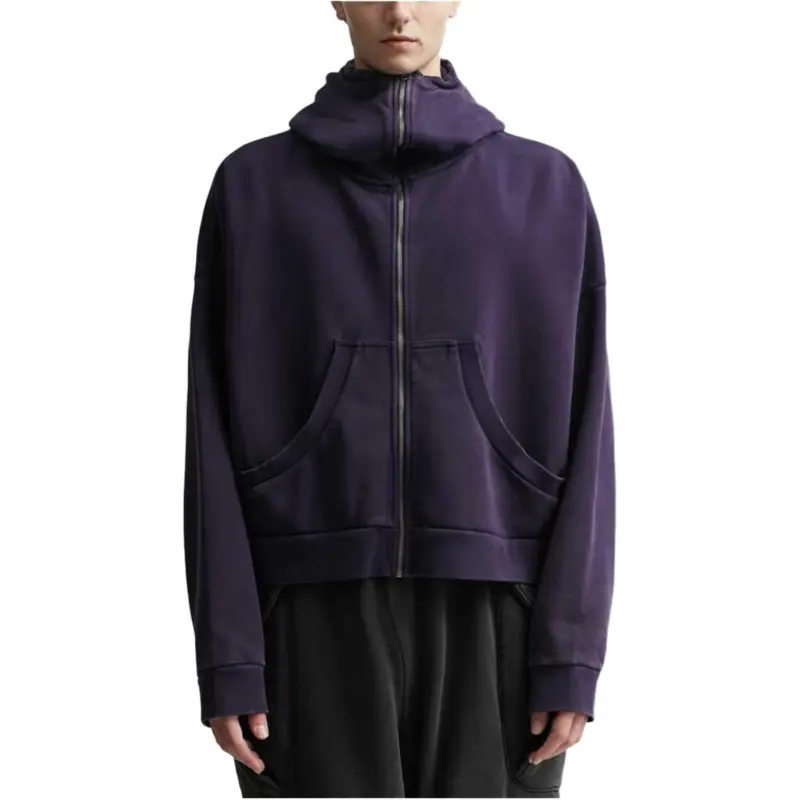 Entire Studios Cropped Full Zip Hoodie-3