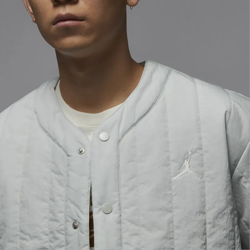 Jordan Flight Baseball Jacket Men's Silver-4