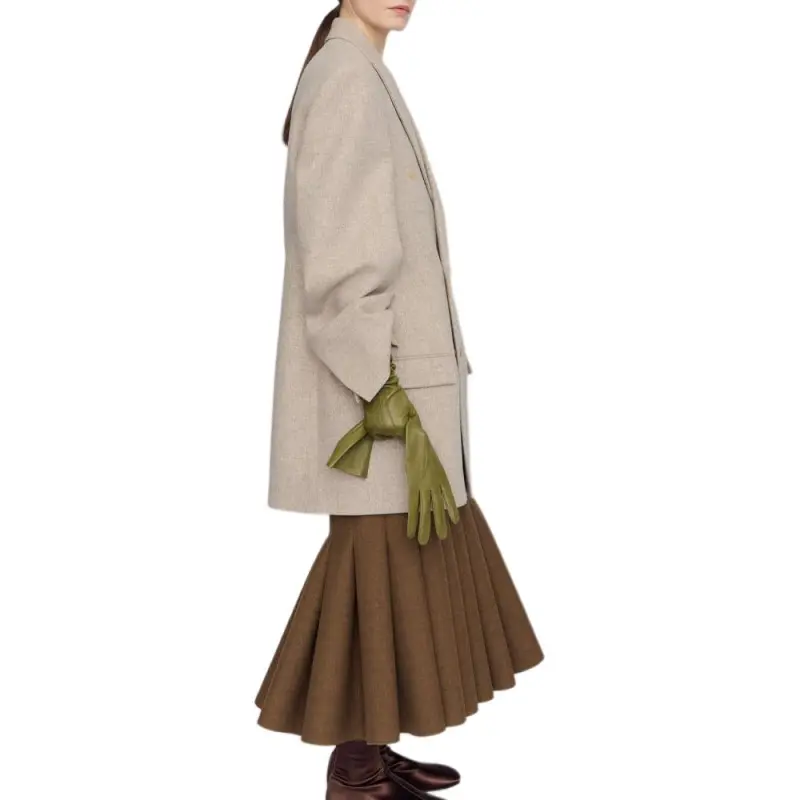 CARVEN Casual Long Skirts Women's Ginger Yellow-3