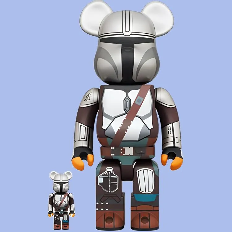 BE@RBRICK MANDALORIAN BESKAR ARMOR 100% & 400%-2
