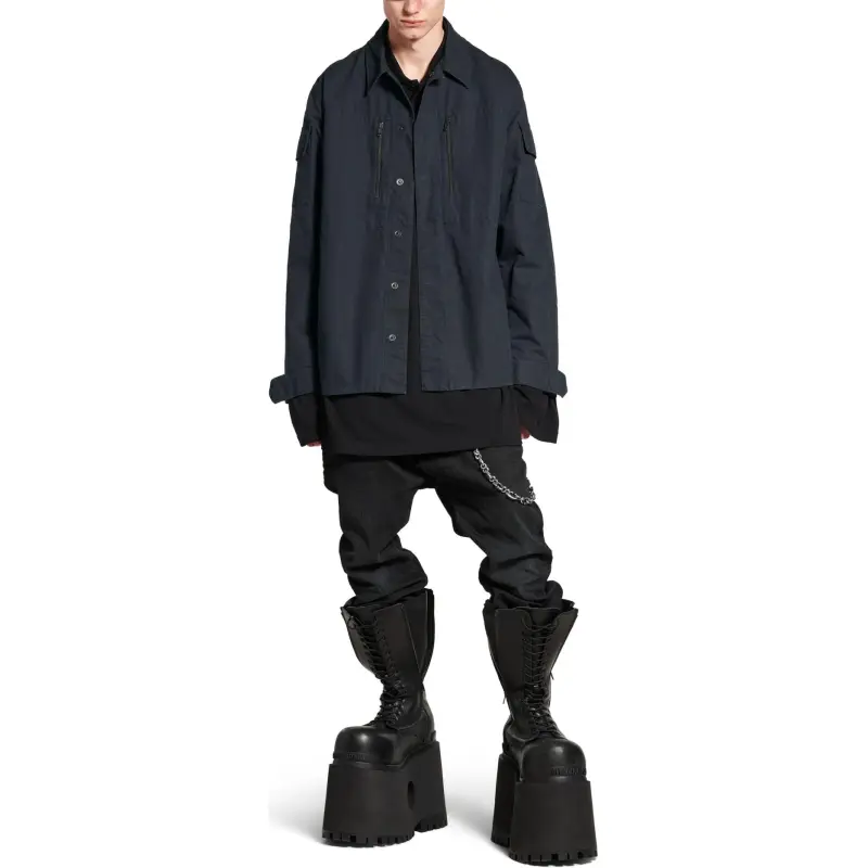 Balenciaga Military Ripstop Shirt Jacket-2