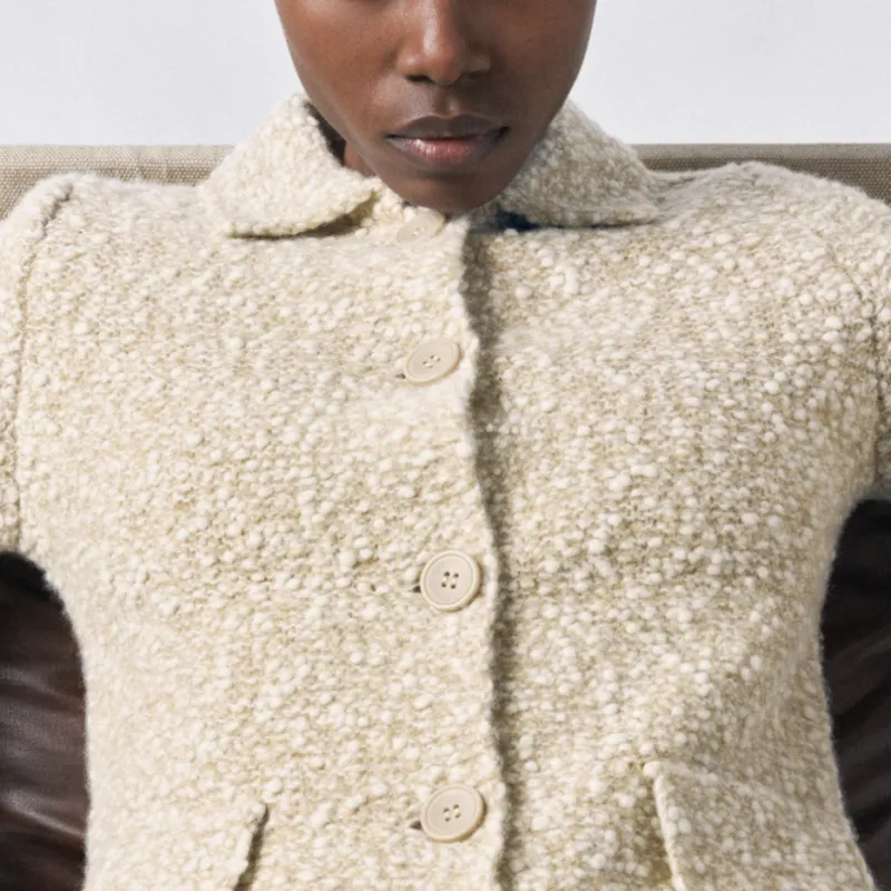 ZARA Jackets Coats Women's Sand-3
