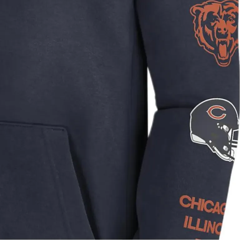 Nike Chicago Bears Club Men's Nike Nfl Full Zip Hoodie-2