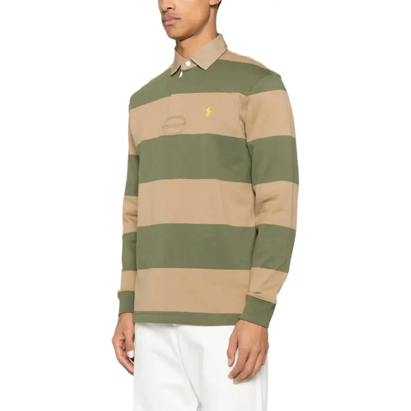 Polo Ralph Lauren Long Sleeve Stripe Rugby Shirt-3