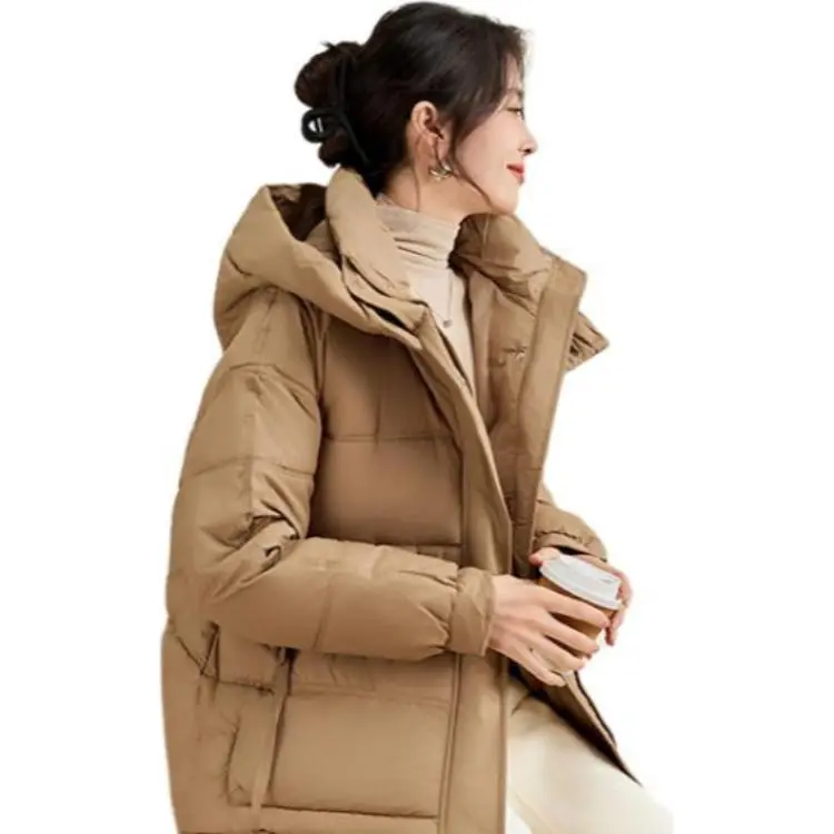 CARBAMMI Puffer Jacket Women's Khaki-2
