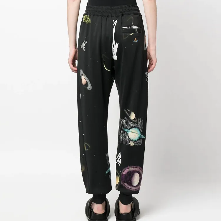 Vivienne Westwood SS23 Knitted Sweatpants Women's Black-2