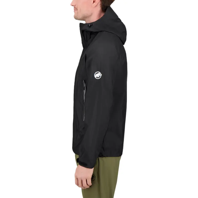 MAMMUT Microlayer 2.0 HS Outdoor Hiking Waterproof, Windproof, Breathable, And Rainproof Windbreaker Jacket Men's-2