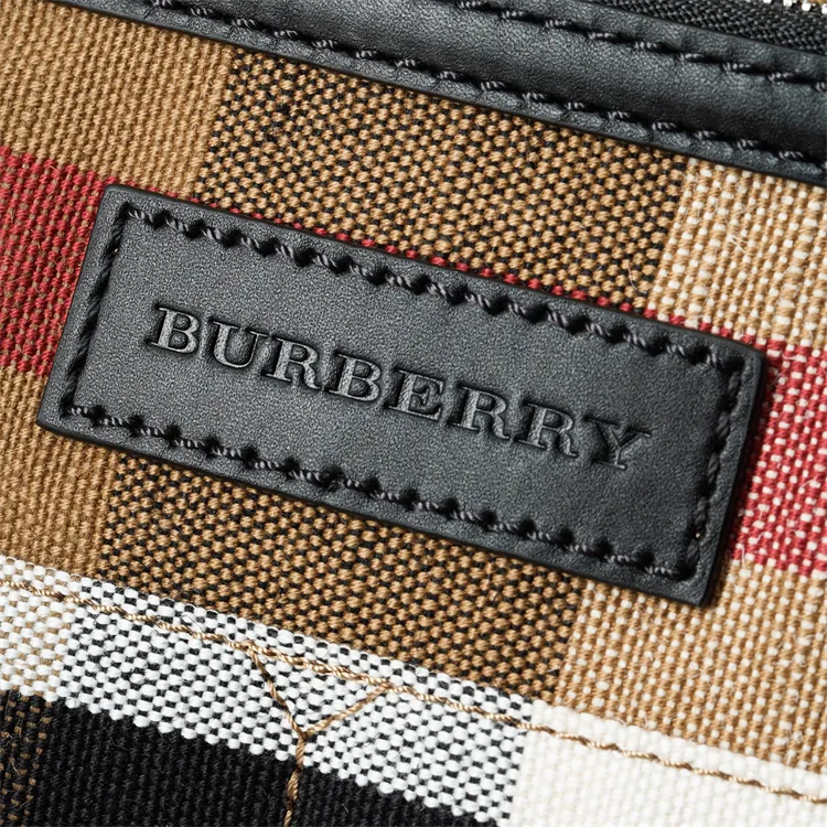 Burberry Leather Bucket Bag, Shoulder Bag, Crossbody Bag, Handbag Women's Yellow Brown Black-9