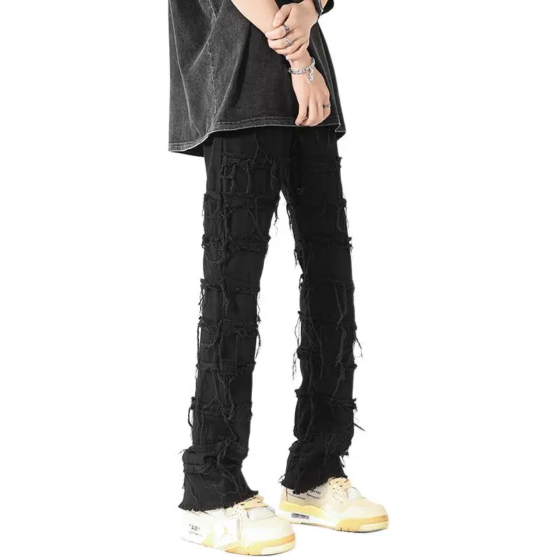IJRJ Jeans Unisex Black-3