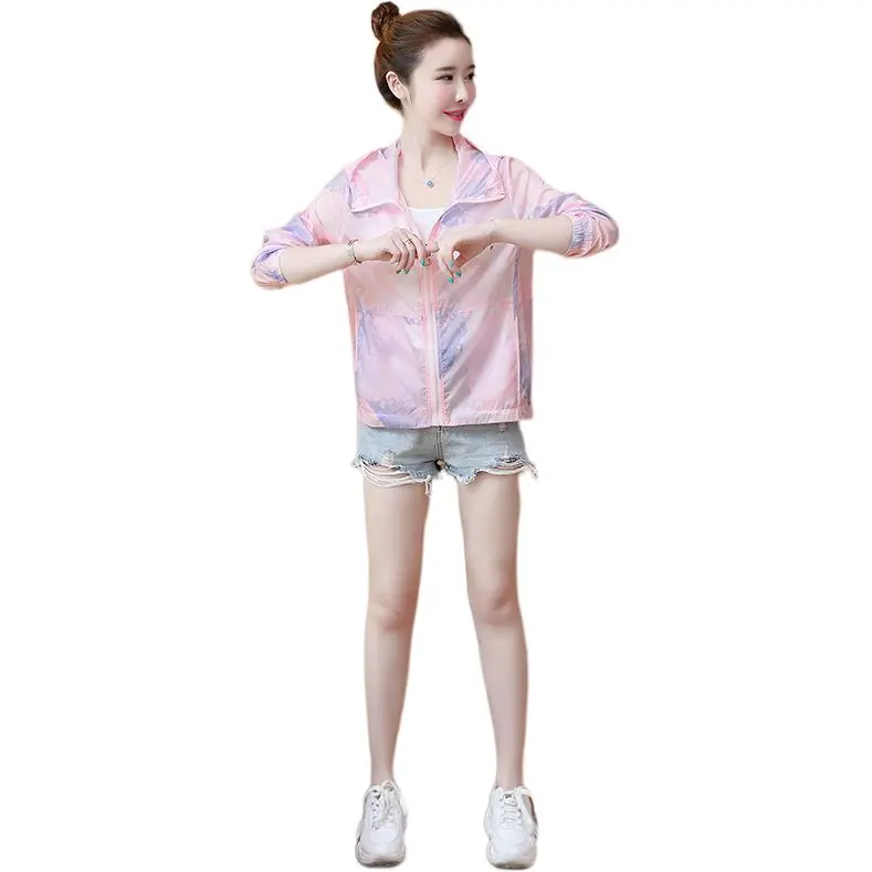 Flowers In Water Cropped Coat Women's-4