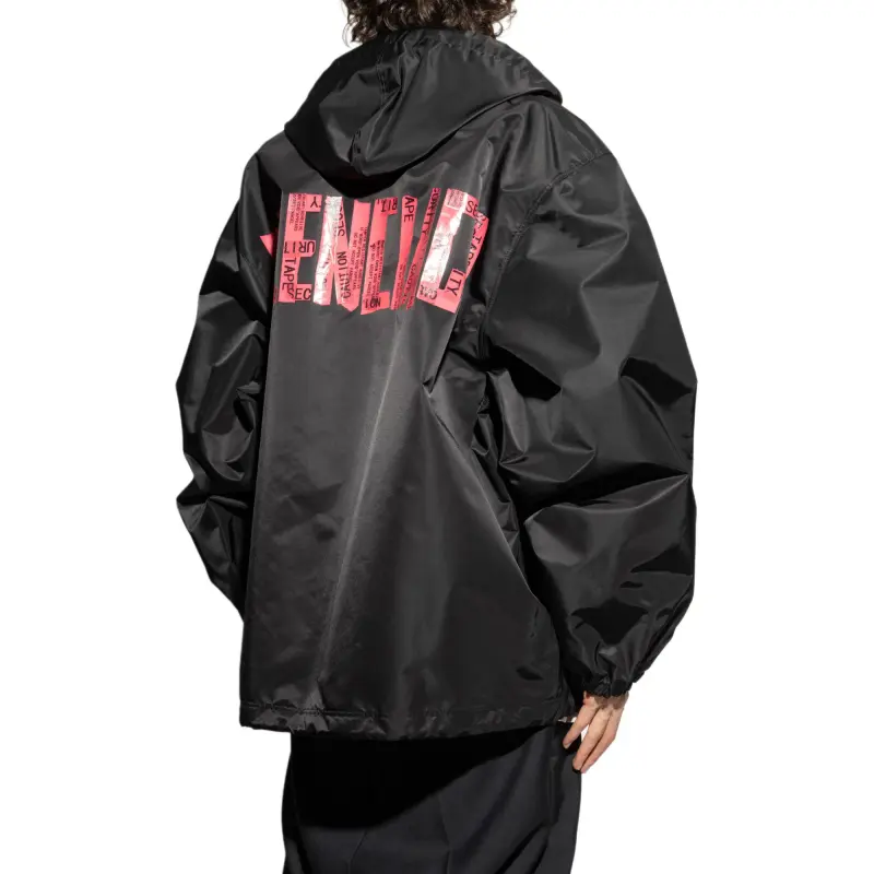 Balenciaga Trench Coat Men's Black-3