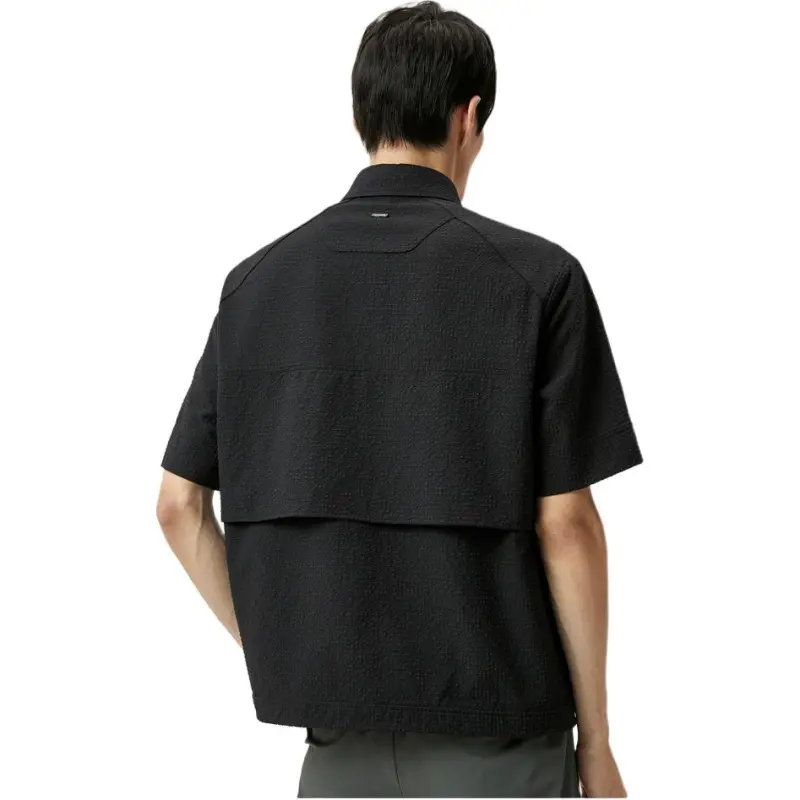 K BOXING Shirts Men Black-2