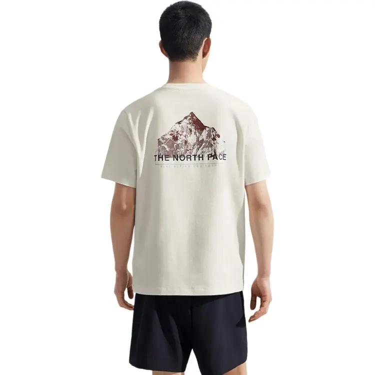 THE NORTH FACE SS25 T Shirt Men's QLI/Dune White-2