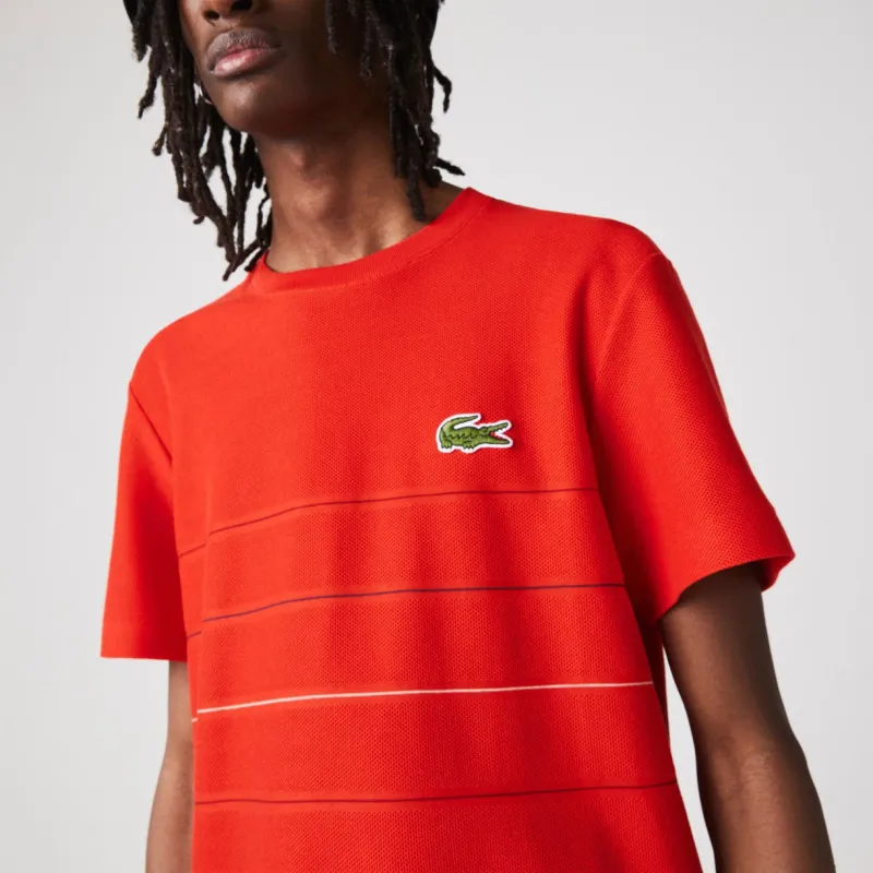 LACOSTE T Shirts Men Red-3