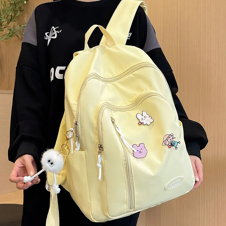 DJ.SPIRIT Nylon Backpack Regular Unisex Multicolor-1