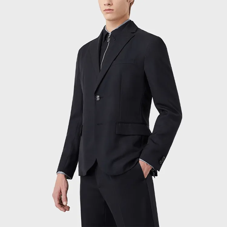 EMPORIO ARMANI SS22 Business Suits Coats Men's Marine Blue-3