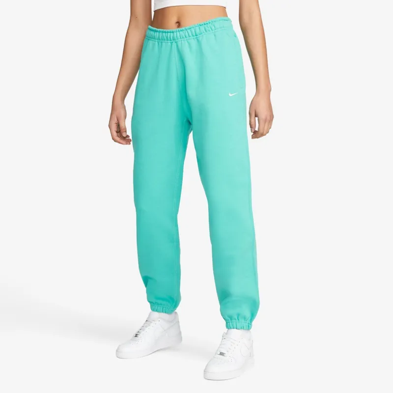 Nike Women's Solo Swoosh Fleece Trousers Washed Teal/White-4
