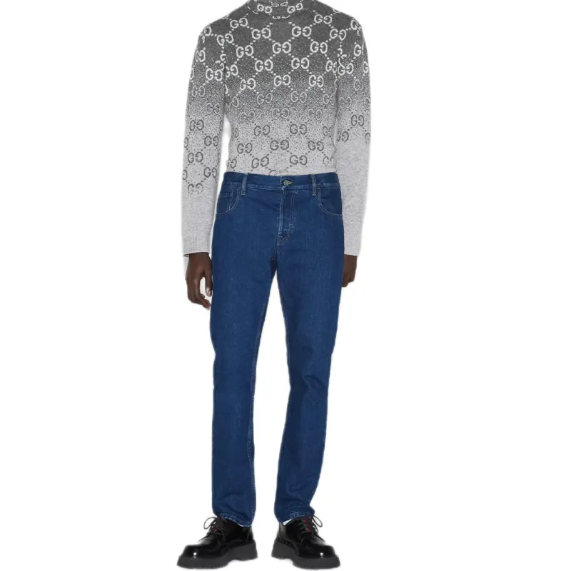 GUCCI Tapered Denim Pants-1