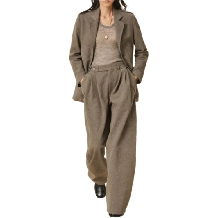 ZARA SRPLS Series Business Suits Women's Khaki-2