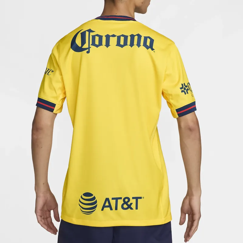 Nike Club América 2024/25 Stadium Home Men's Nike Dri FIT Soccer Replica Jersey-2