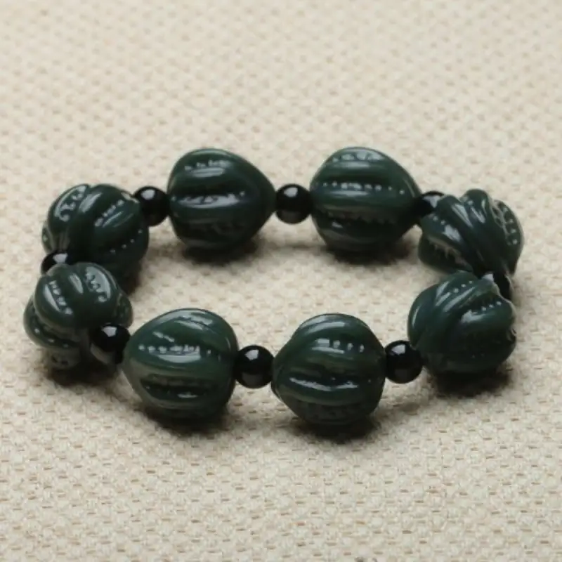 Gifts Hetian Jade Bracelets Green Jade Unisex-7