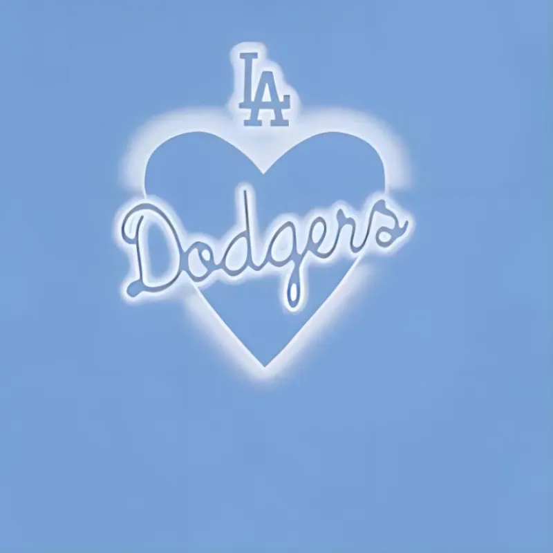 MLB MLB SS23 Heart Heart Series Regular T Shirt Women's Light Cobalt Blue-2