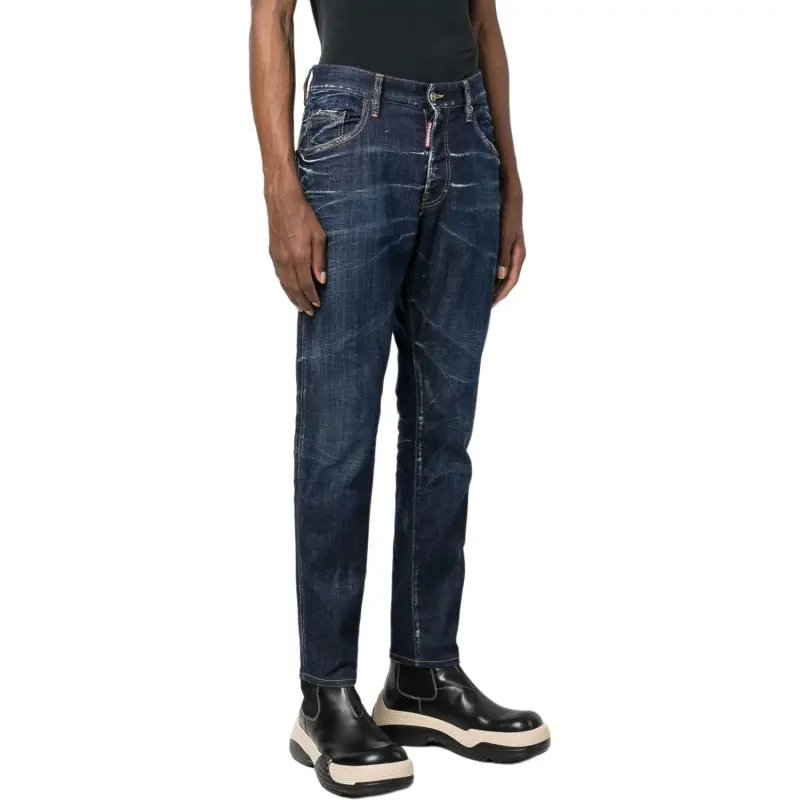Dsquared2 Dark Clean Wash Skater Jeans-2