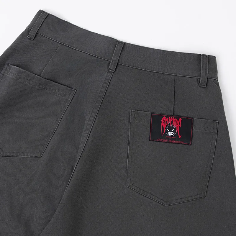 Revenge x Hirono Casual Pants Unisex Gray-3