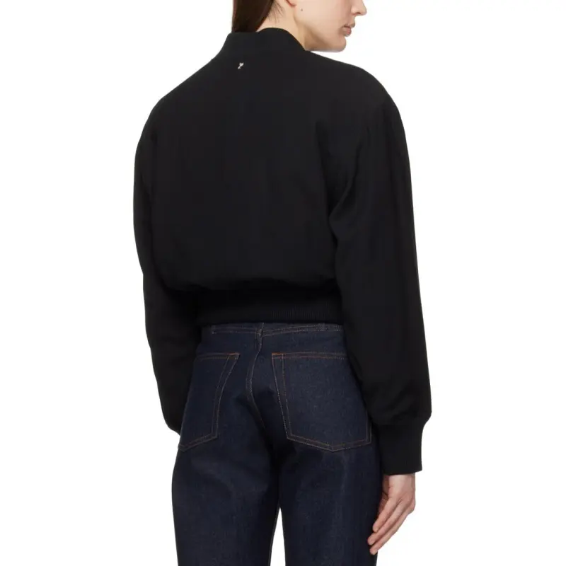 AMIPARIS Paris Zip Up Padded Bomber Jacket-7